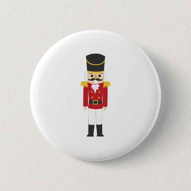 Nutcracker 6 Cm Round Badge (Front)