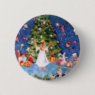 Nutcracker and The Tree 6 Cm Round Badge