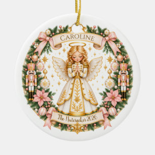 Nutcracker Angel Ornament