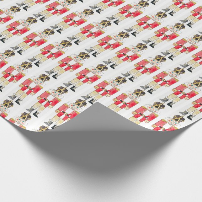 Nutcracker Art for Charity Gift Wrapping Paper (Corner)