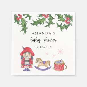 Nutcracker Baby Shower Napkin