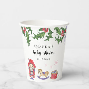 Nutcracker Baby Shower Paper Cups