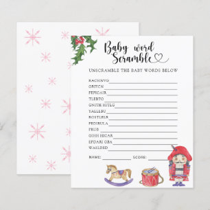 Nutcracker - Baby Word Scramble Game