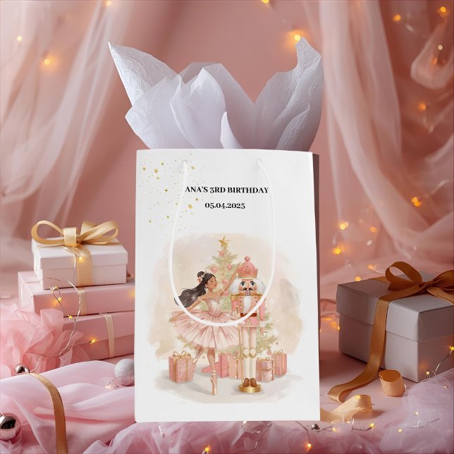 Nutcracker Ballerina Birthday Gift Medium Gift Bag (Creator Uploaded)