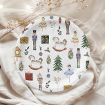 Nutcracker ballerina Christmas birthday party Paper Plate<br><div class="desc">Nutcracker ballerina Christmas birthday party Paper Plates
Matching items are available.</div>