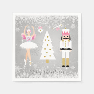 Nutcracker, Ballerina, Christmas tree Napkin