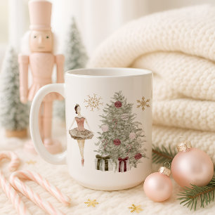 Nutcracker Ballerina Personalised Christmas Mug