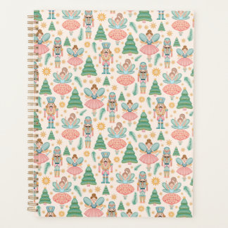 Nutcracker Ballet and Fairies on Cream Background Planner