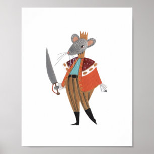 Nutcracker ballet character Mouse King Poster