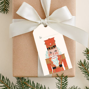 Nutcracker Ballet Christmas Gift Tags
