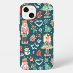 Nutcracker Ballet Christmas Holiday Pattern iPhone 13 Case