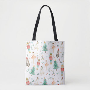 Nutcracker Ballet Christmas Images Tote