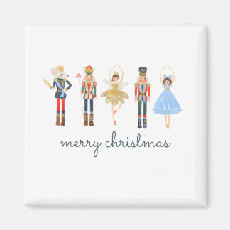 Nutcracker Ballet Christmas Magnet