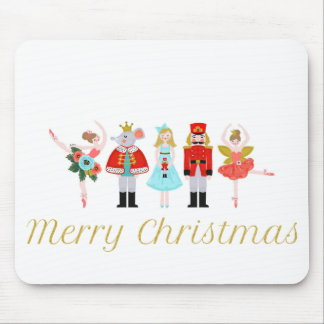 Nutcracker Ballet Christmas Mouse Pad