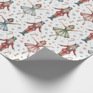 Nutcracker Ballet Christmas Wrapping Paper