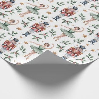 Nutcracker Ballet Christmas Wrapping Paper