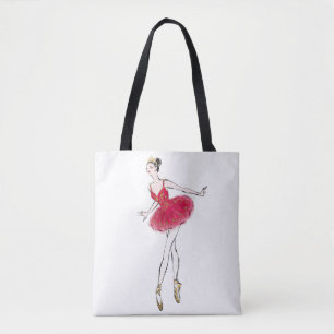 Nutcracker Ballet Dancer Tote Bag