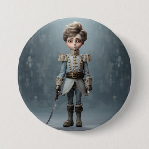 Nutcracker Ballet Fashion-Cavalier Prince 7.5 Cm Round Badge