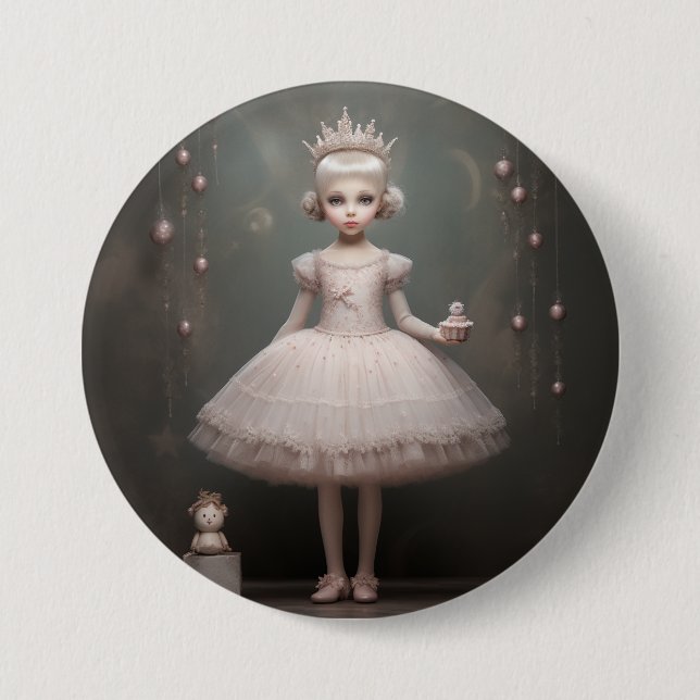 Nutcracker Ballet Fashion-Sugar Plum Fairy 7.5 Cm Round Badge (Front)