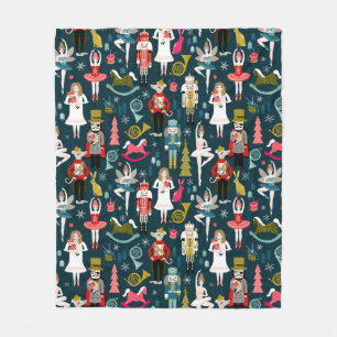 Nutcracker Ballet Fleece Blanket