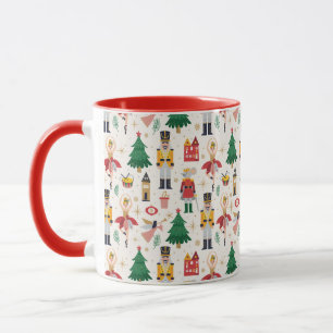 Nutcracker Ballet Holiday Pattern Mug
