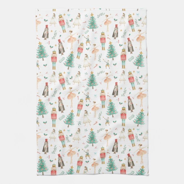 Nutcracker Ballet Images Kitchen Towels (Vertical)