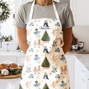 Nutcracker Ballet  Personalised Christmas  Apron