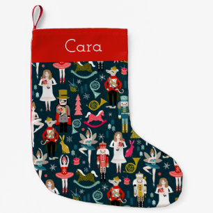 Nutcracker Ballet personalized Small Christmas Stocking
