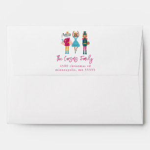 Nutcracker Ballet Pink Envelope