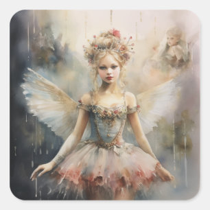 Nutcracker Ballet, Radiant Dew Drop Fairy Square Sticker