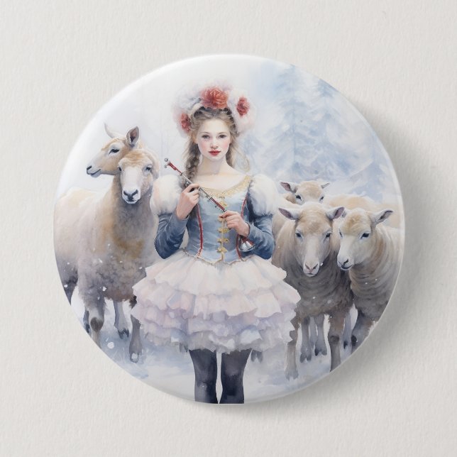 Nutcracker Ballet, Shepherdess 7.5 Cm Round Badge (Front)