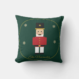 Nutcracker Ballet Soldier Personalised Christmas P Cushion