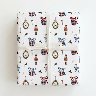 Nutcracker & Baubles Heritage Christmas Wrapping Paper