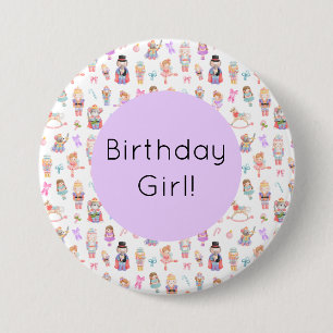 Nutcracker Birthday 7.5 Cm Round Badge