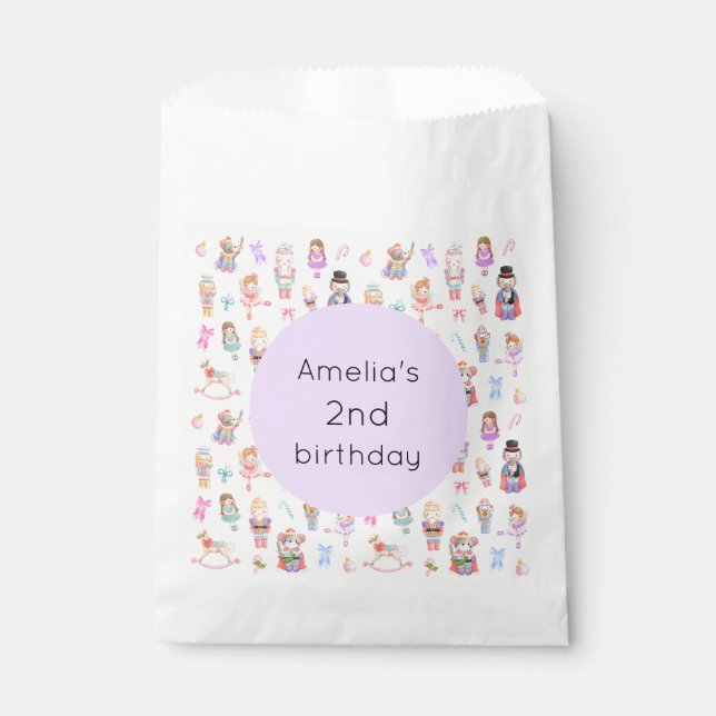 Nutcracker Birthday Favour Bag (Front)