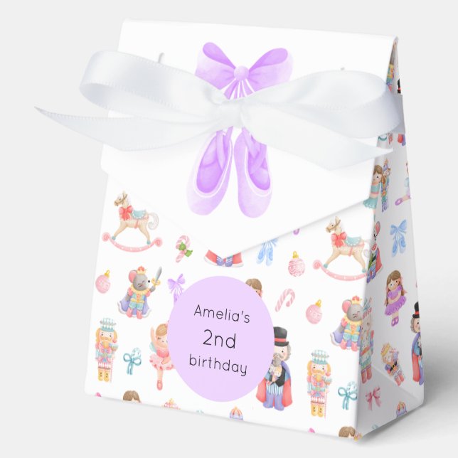 Nutcracker Birthday Favour Box (Front)