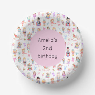 Nutcracker Birthday Paper Plate