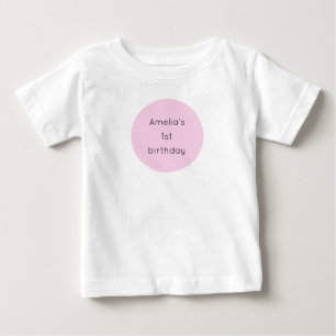 Nutcracker Birthday Pink Ballet Slippers Baby T-Shirt
