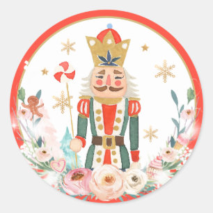 Nutcracker Birthday Sugar Plum Fairy Land Of Sweet Classic Round Sticker