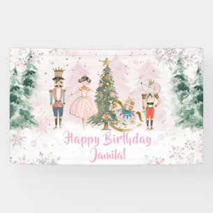 Nutcracker Birthday Sugar Plum Party Banner