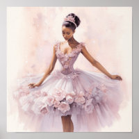 Nutcracker: Black Sugar Plum Fairy in Pink Tutu