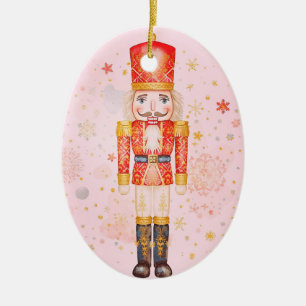 Nutcracker Ceramic Ornament