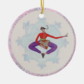 Nutcracker Character Russian Dance Ceramic Ornament