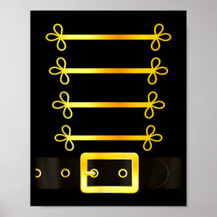 Nutcracker Character Soldier Costume Uniform Funny Poster