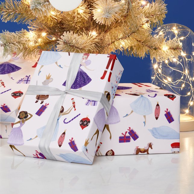Nutcracker Characters Soldiers Mouse King Toys Wrapping Paper (Creator Uploaded)