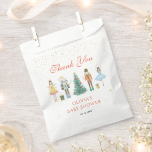 Nutcracker Christmas Baby Shower Thank You Favour Bag