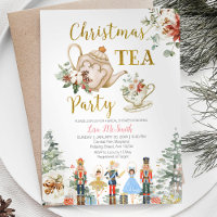 Nutcracker Christmas Bridal Shower Tea Party
