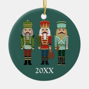 Nutcracker Christmas Ceramic Ornament