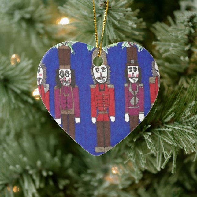 Nutcracker Christmas Ceramic Tree Decoration (Tree)