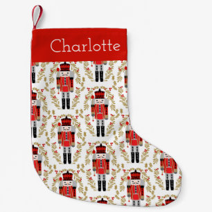 Nutcracker Christmas custom name Small Christmas Stocking